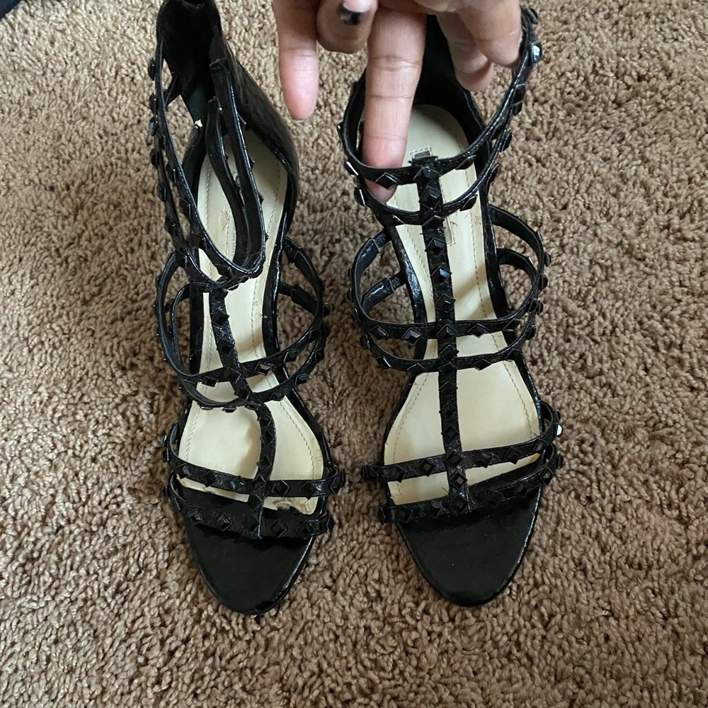 BCBG strappy heels